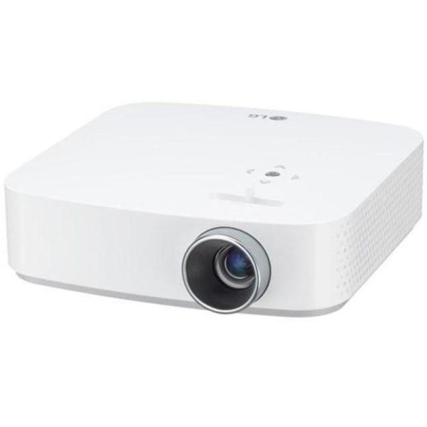 LG Electronics PF50KA Full HD LED Smart Home Theater Projector with Built-In Battery - 600 Lumens - 100000:1 - 1920 x 1080 - White