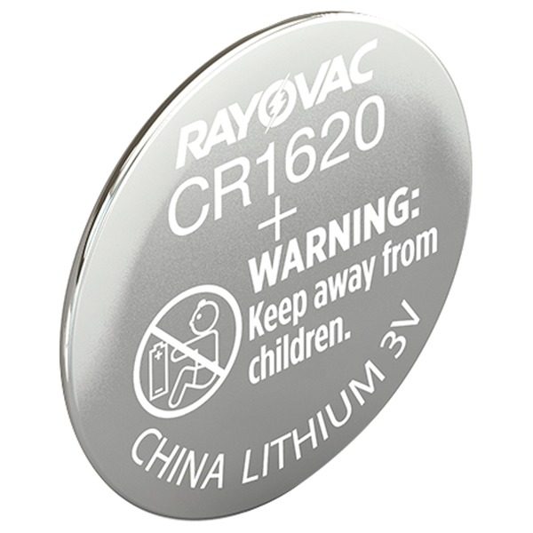 RAYOVAC KECR1620-1C 3-Volt Lithium Keyless Entry Battery (1 pk; CR1620 Size)