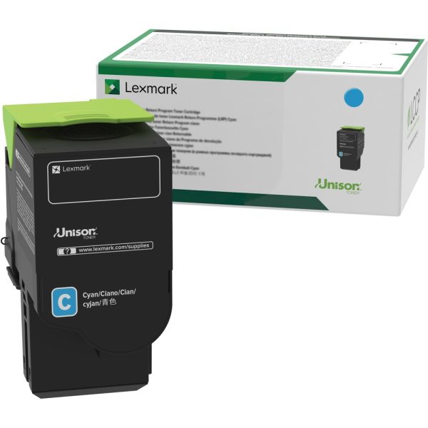 Lexmark Toner Cartridge - Cyan - Laser - Standard Yield - 1000 Pages