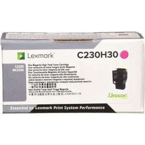 Lexmark Unison Toner Cartridge - Magenta - Laser - High Yield - 2300 Pages