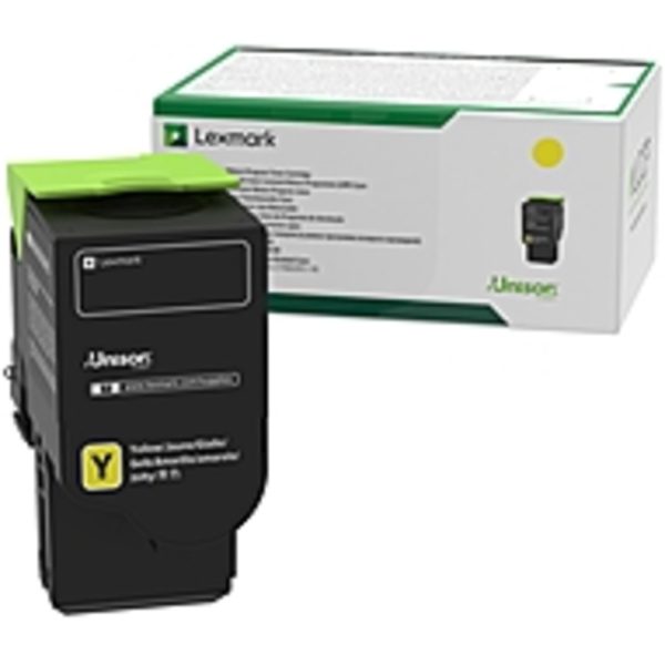 Lexmark Unison Toner Cartridge - Yellow - Laser - High Yield - 2300 Pages