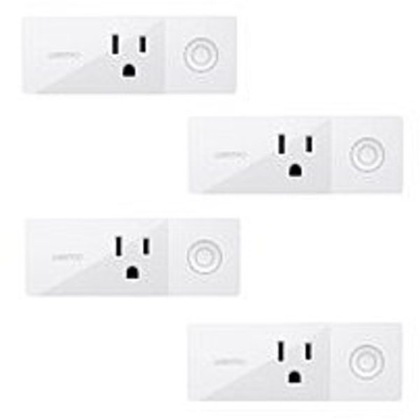 Linksys F7C063-4PK-BDL Mini Smart Plug - 4-Pack - White