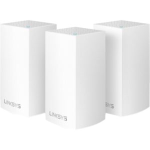 Linksys Velop WHW01 IEEE 802.11ac Ethernet Wireless Router - 2.40 GHz ISM Band - 5 GHz UNII Band(3 x Internal) - 162.50 MB/s Wireless Speed - 2 x Broadband Port - Gigabit Ethernet