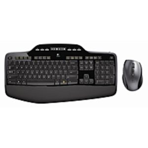 Logitech 920-002416 MK710 RF Wireless Ergonomic Desktop Set - 2.4 GHz - External - USB - Black