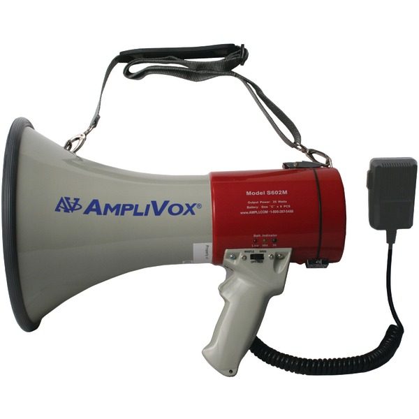 AmpliVox S602MR Mity-Meg Plus 25-Watt Rechargeable Megaphone