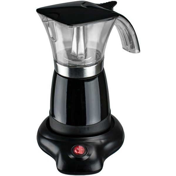 Brentwood Appliances TS-118BK 10-Ounce Electric Moka Pot Espresso Machine