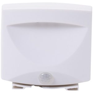 MAXSA Innovations 40341 Battery-Powered Motion-Activated Outdoor Night Light (White)