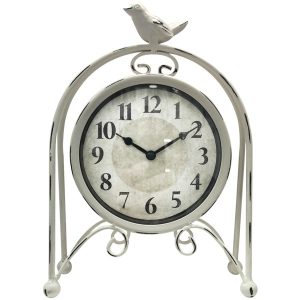 Westclox 91091 Metal Bird Table Clock