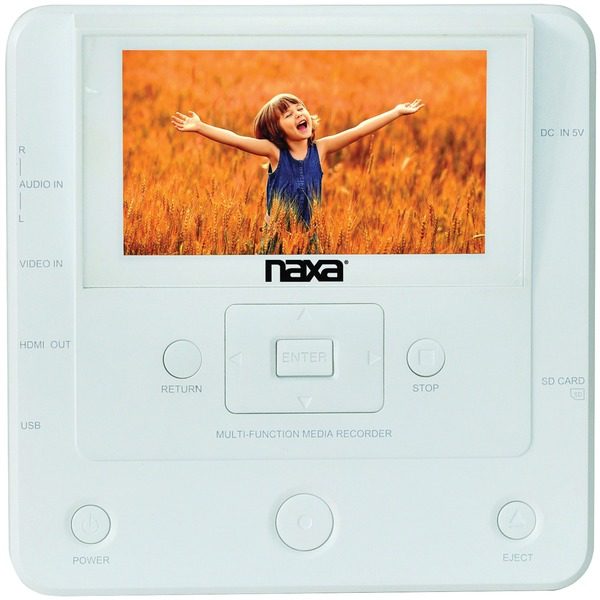 Naxa NTM-1100 DVD/USB Media Recorder with Screen