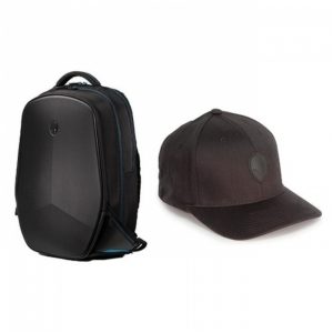 Mobile Edge ALIENVIND-BSM-HAT Alienware 17.3-Inch Vindicator Backpack V2.0 with Hat - Small-Medium - Black