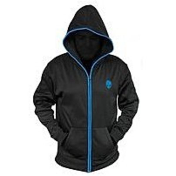 Mobile Edge AWSHZG1XXL Zip Up Glow Hoodie - XXL - Black