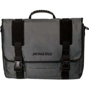 Mobile Edge Carrying Case (Messenger) for 17.3 Notebook - Graphite - Shoulder Strap - 13 Height x 17.5 Width x 4.3 Depth