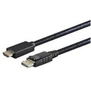 Monoprice 889028043370 6 Feet DisplayPort 1.1 to HDTV Cable - Black