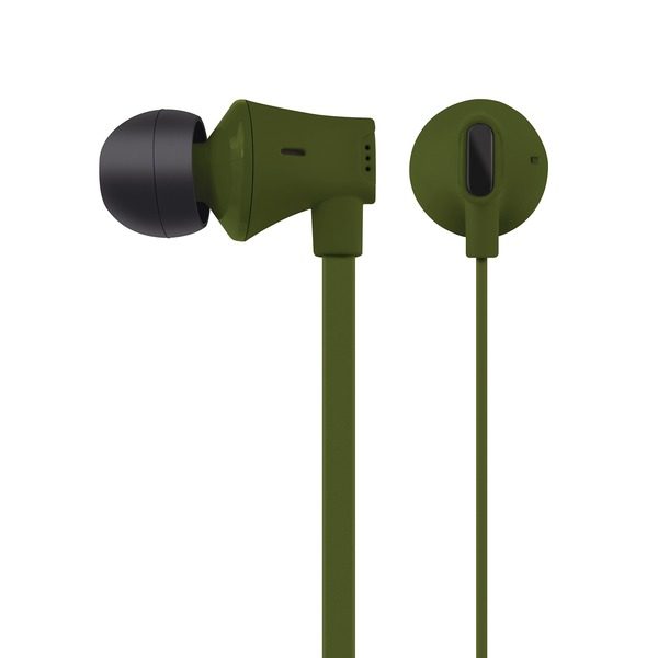 AT&T EBM03-GRN JIVE Noise Isolating Earbuds with In-line Microphone (Green)