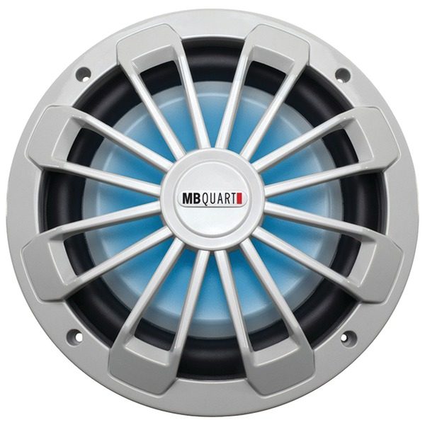 MB Quart NW1-254L Nautic Series 10" 600-Watt Shallow Subwoofer (With LED Illumination)