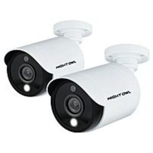 Night Owl CAM-2PK-C20XL 2-Pack 1080p Wired Indoor/Outdoor Camera - White