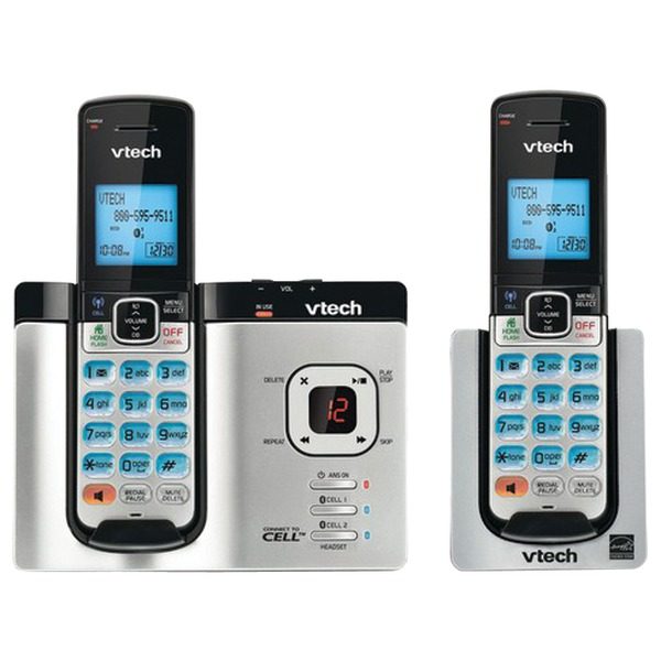 VTech DS6621-2 DECT 6.0 Connect-to-Cell 2-Handset Cordless Phone System