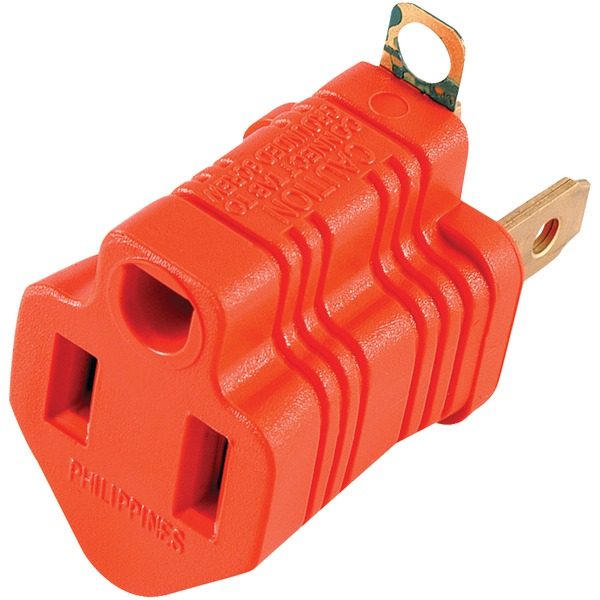 GE(R) 14404 Polarized Grounding Adapter Plug