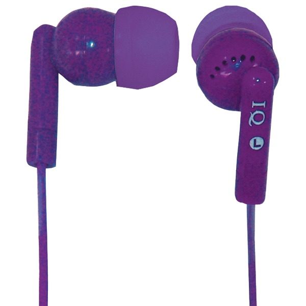 Supersonic IQ-106 PURPLE Porockz Stereo Earphones (Purple)