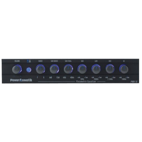 Power Acoustik PWM-16 4-Band Preamp Equalizer