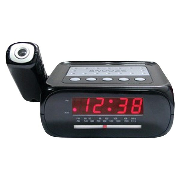 Supersonic SC-371 Digital Projection Alarm Clock with AM/FM Radio