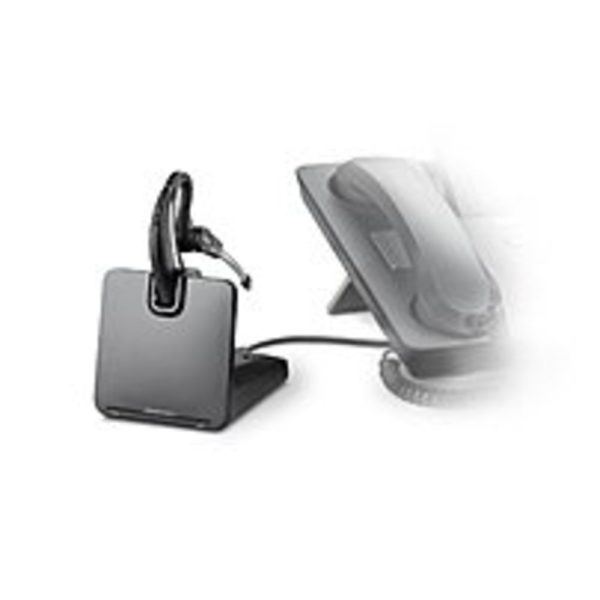 Plantronics CS 500 Series 86305-11 CS530/HL10 Headset with HL10 Handset Lifter - Wireless DECT 6.0 - Black