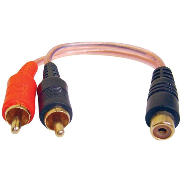 DB Link XLY2MZ X-Series RCA Y-Adapter (1 Female-2 Males)