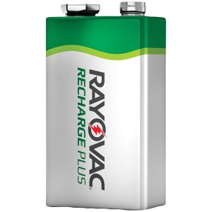 RAYOVAC PL1604-1 GENB Ready-to-Use NiMH Rechargeable Batteries (9V; 200mAh