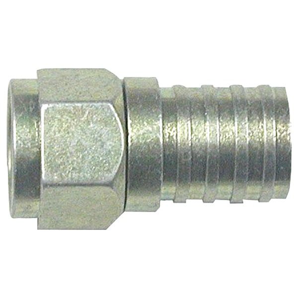 Eagle Aspen 500285 RG6 Zinc-Plated Connectors with O-Ring & Gel