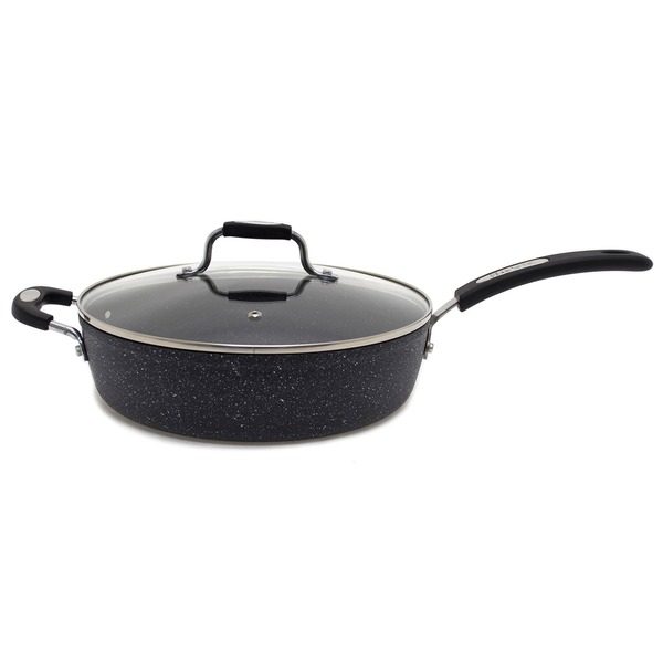 THE ROCK by Starfrit 060705-002-0000 THE ROCK by Starfrit 11" Deep-Fry Pan with Lid & Bakelite Handles