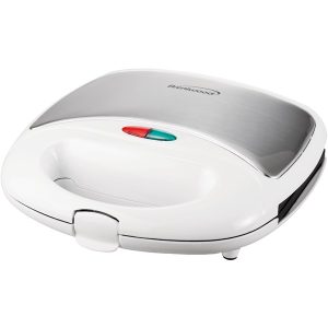 Brentwood Appliances TS-240W Nonstick Compact Dual Sandwich Maker (White)