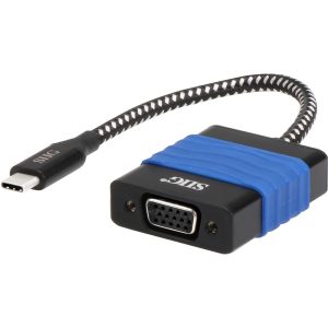 SIIG USB Type-C to VGA Video Cable Adapter - Type C USB - 1 x VGA