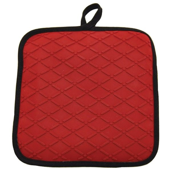 Starfrit 093610-006-0000 8" x 8" Silicone/Cotton Pot Holder/Trivet