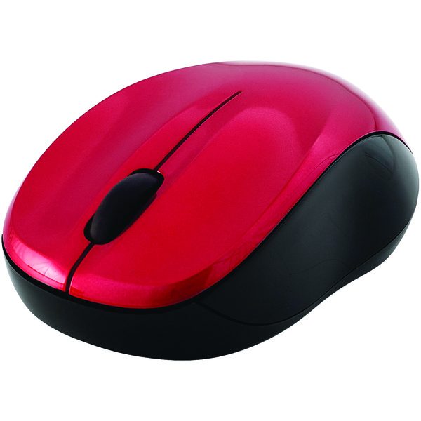 Verbatim 99780 Silent Wireless Blue-LED Mouse (Red)