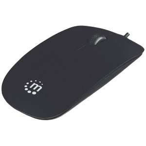 Manhattan 177658 Silhouette Optical Mouse (Black)