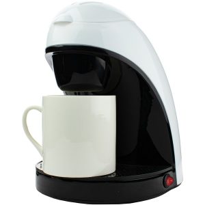 Brentwood Appliances TS-112W Single-Serve Coffee Maker with Mug (White)