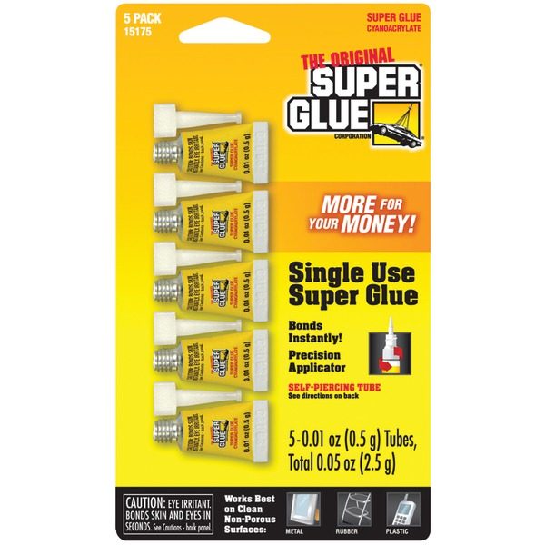 The Original SuperGlue 15175-12 Instant Adhesive Mini Tubes