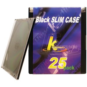Khypermedia K-CDPSSBK-25P Slim Jewel Cases