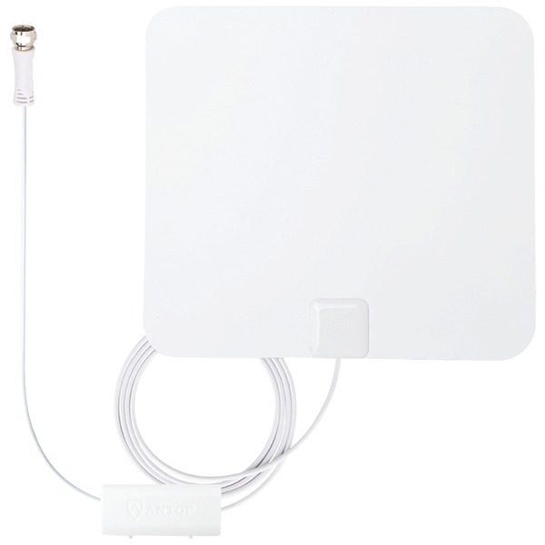 ANTOP(R) ANTENNA INC. AT-100B AT-100B Smartpass Amplified Paper-Thin Indoor HDTV Antenna