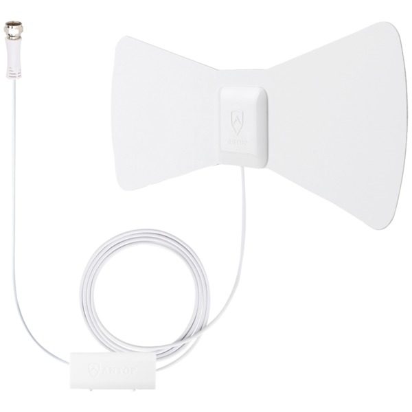 ANTOP Antenna Inc. AT-105B AT-105B Smartpass Amplified Paper-Thin Indoor HDTV Antenna