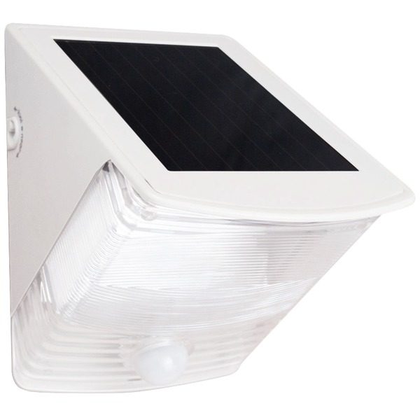 MAXSA Innovations 40234 Solar-Powered Motion-Activated Wedge Light (White)