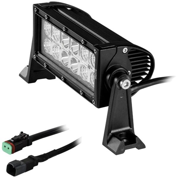 Heise LED Lighting Systems HE-DR8 8-Inch Dual-Row High Output LED Light Bar