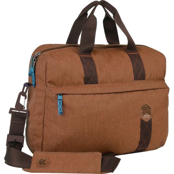 STM STM-112-147P-10 Goods Judge Messenger Bag - Fits Up To 15 Laptop - Desert Brown - Retail - Impact Resistant - Polyester - Shoulder Strap - 15.9 Height x 12.2 Width x 3.9 Depth