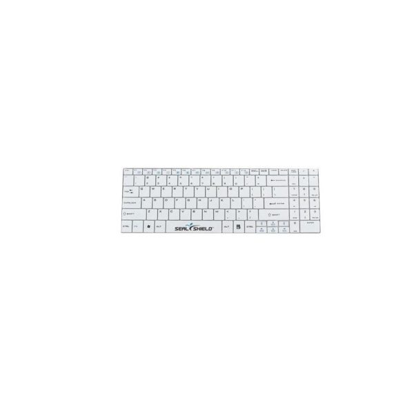 Seal Shield Clean Wipe Waterproof USB Keyboard White SSKSV099UK