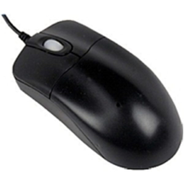 Seal Shield STM042P Silver Storm Medical Grade Optical Mouse - 800 dpi - PS/2 - Black