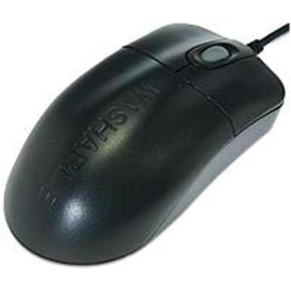 Seal Shield Silver Storm STM042 Medical Grade Mouse - USB - Black