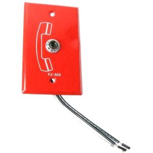 Siemens 500-690975 FJ-303 Field Mounted Phone Jack - Red