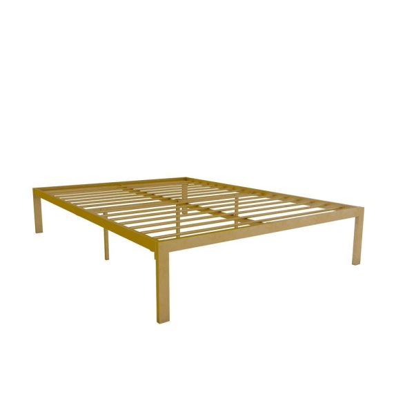 Signature Sleep 4148329 Steel Platform Full Size Bed - Gold