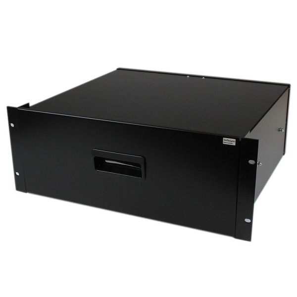 StarTech.com 4U Black Steel Storage Drawer For 19in Racks and Cabinets