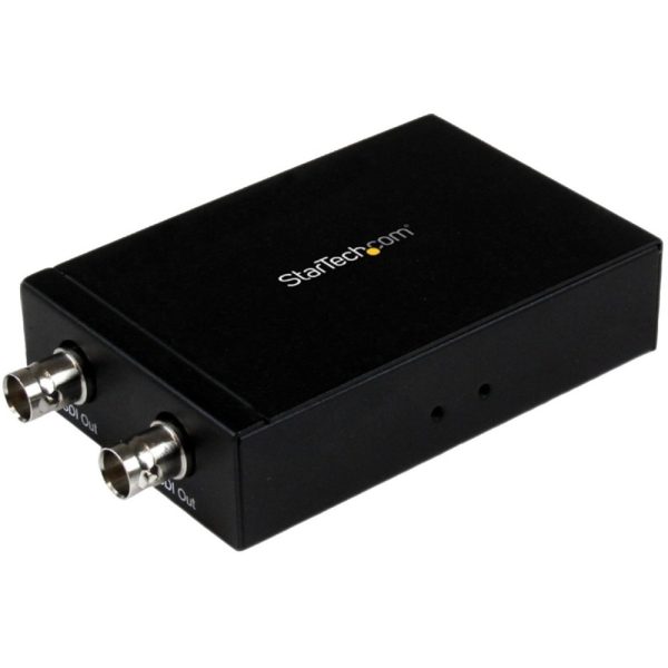 StarTech.com HDMI to SDI Converter - HDMI to 3G SDI Adapter with Dual SDI Output - Functions: Video Conversion - 1920 x 1200 - 1 Pack - Rack-mountable